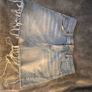 BDG Light Blue Denim Shorts